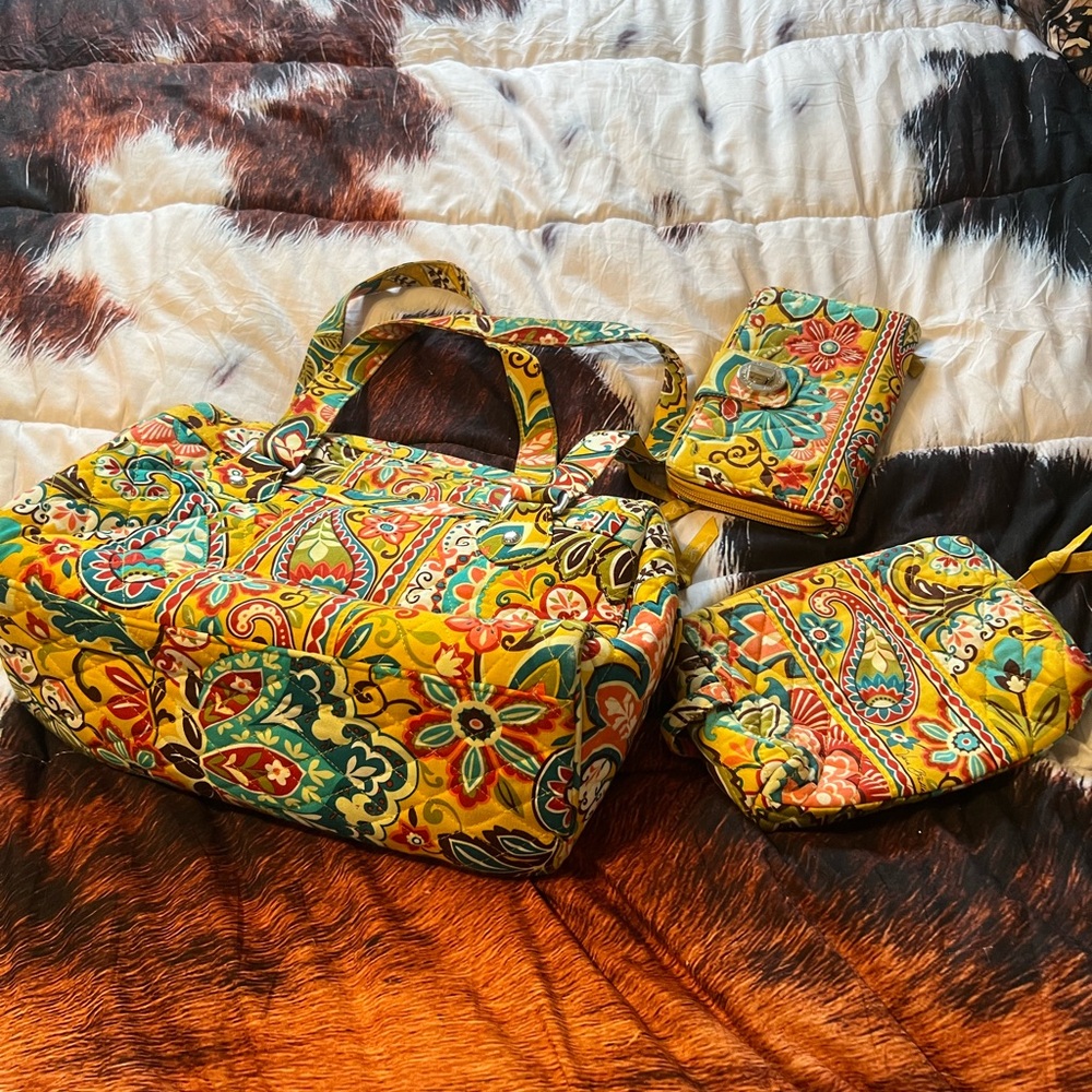 Vera Bradley three-piece set